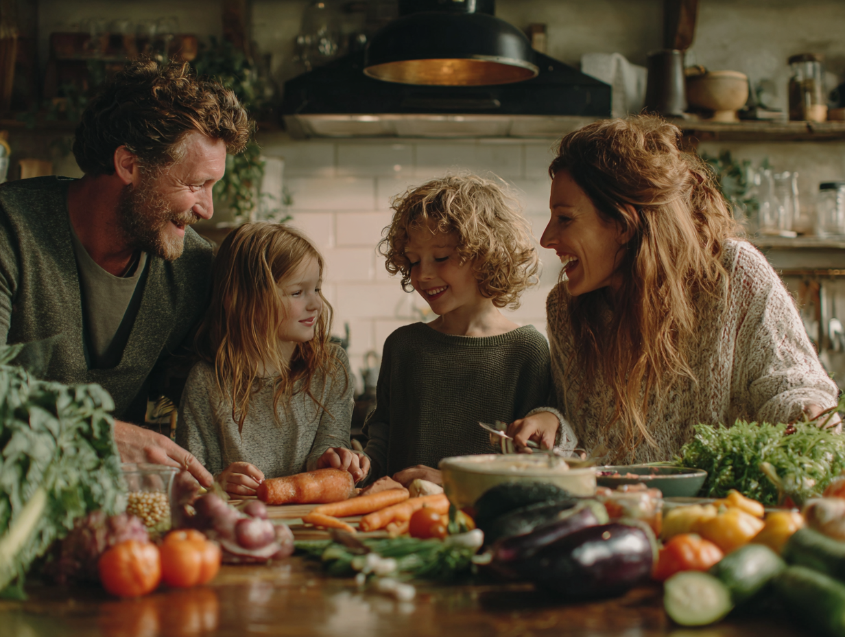 Сімейне приготування здорової їжі